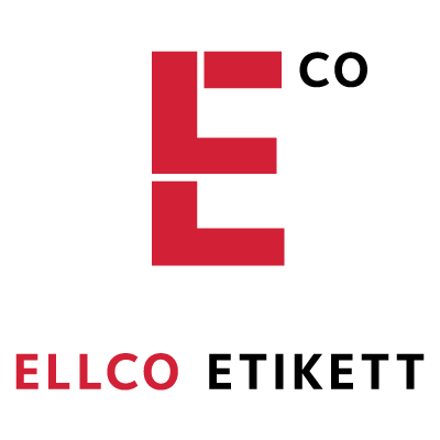 Logoen til Ellco Etikett, ny profil